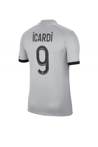Paris Saint-Germain Mauro Icardi #9 Voetbaltruitje Uit tenue 2022-23 Korte Mouw